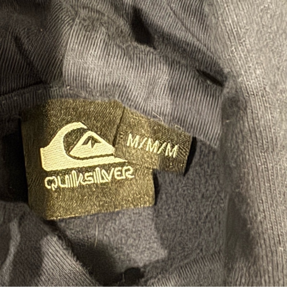 Quiksilver Men's Navy Hoodie with Logo - Picture 2 of 2